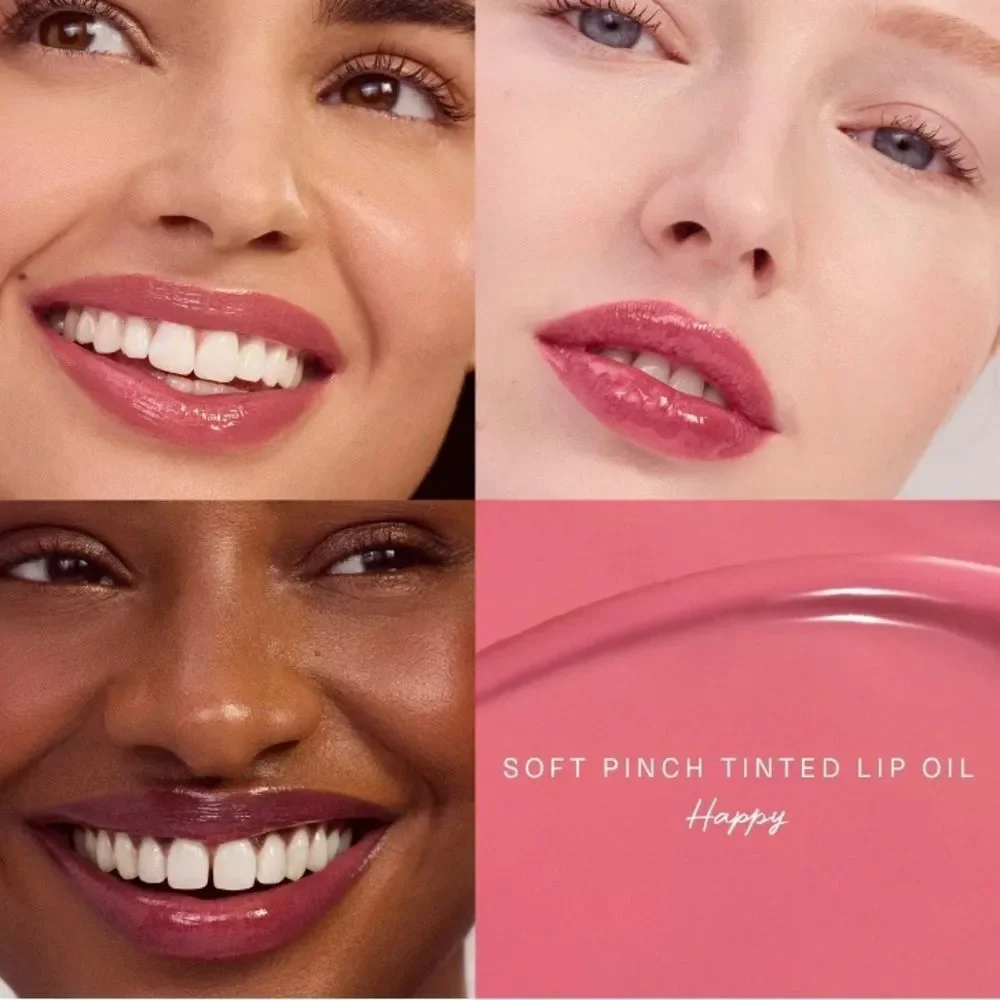 Rare Beauty Lip Duo Soft Pinch Lip Oil Happy + Lip Soufflé Matte Motivate. NEW